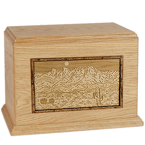 Four Peaks Maple Cremation Urns For Two