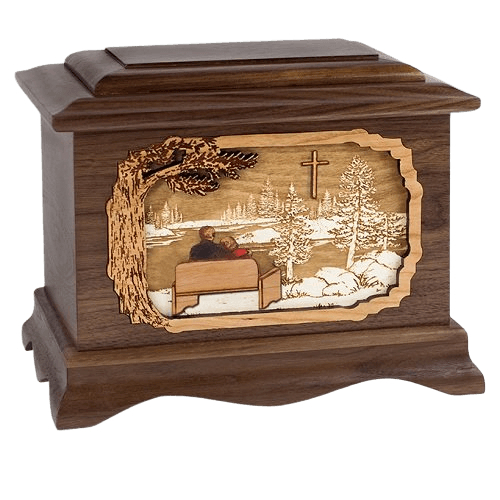 Faithful Walnut Aristocrat Cremation Urn