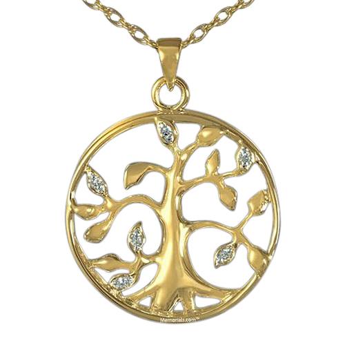 Family Tree Cremation Pendant II