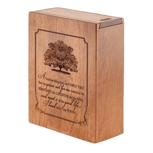 Family Tree Wood Scattering Urn