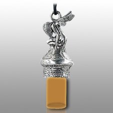 Fauna Brown Pet Cremation Urn Necklace