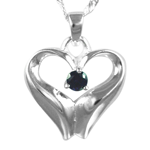 February Birthstone Cremation Heart