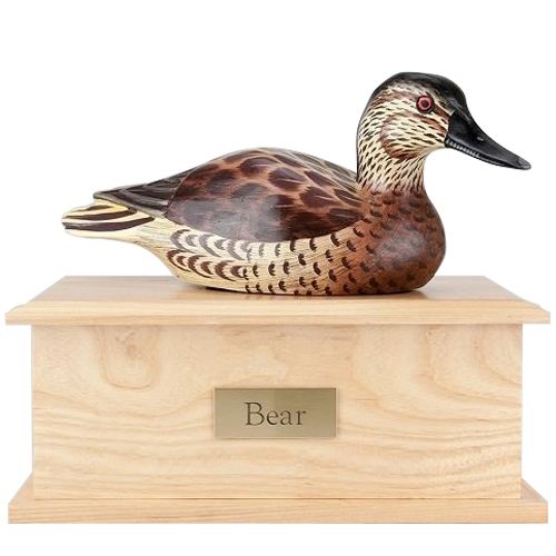 Female Decoy Duck Large Dog Urn