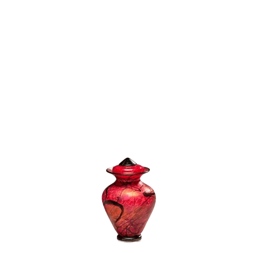 Fenix Small Glass Urn