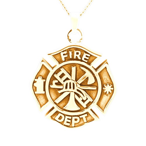 Fire Department Keepsake Pendant II