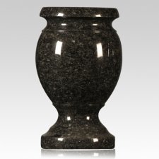 Flash Black Granite Vase