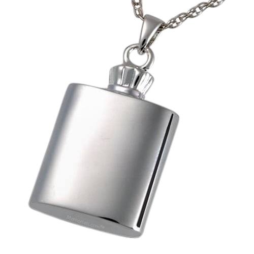 Flask Cremation Pendant