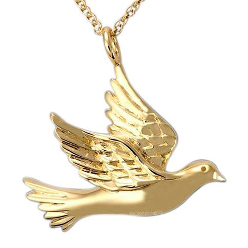 Flying Dove Cremation Pendant IV