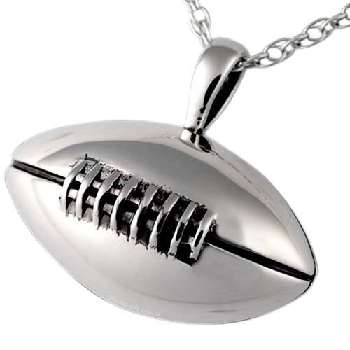 Football Cremation Pendant