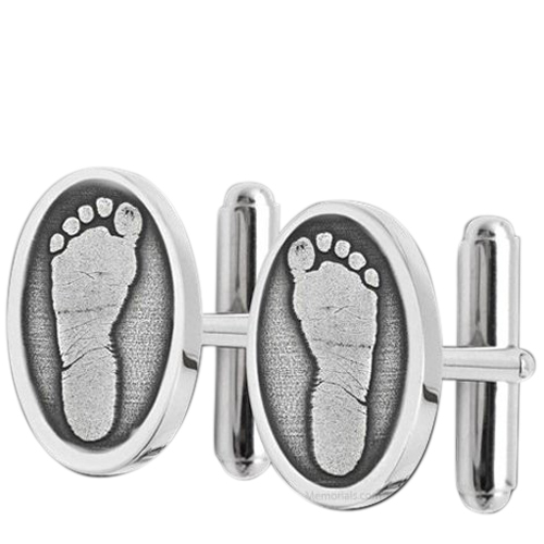 Footprint Cuff Links