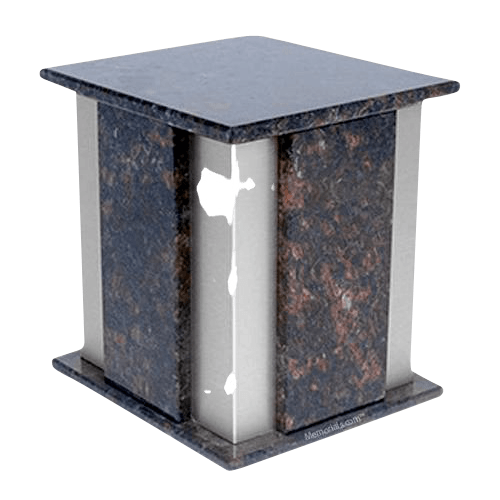 Foresta Silver Tan Brown Granite Urn