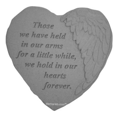 Forever Angel Heart Stone