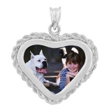 Forever Silver Photo Pendant