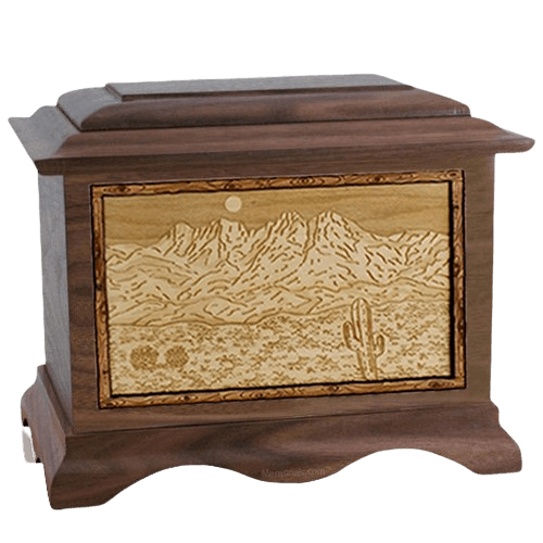 Four Peaks Walnut Cremation Urn