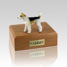 Fox Terrier  Wire Haired Large Dog Urn