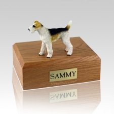 Fox Terrier  Wire Haired X Large Dog Urn