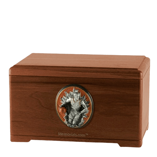 Free Throw Walnut Cremation Urn