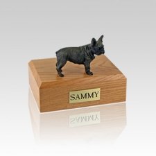 French Bull Small Dog Urn