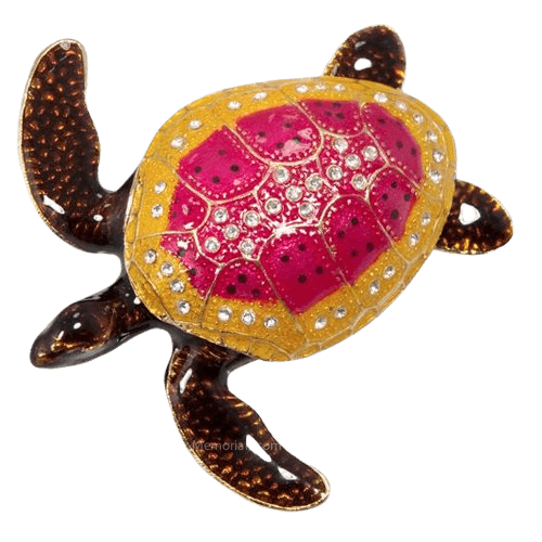 Fuchsia Turtle Keepsake Urn