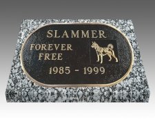 Curved Pet Headstones