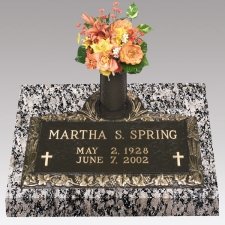 Grape Devotion Grave Marker