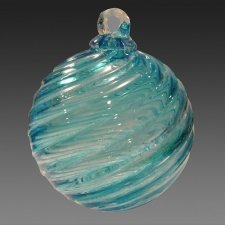 Galaxy Glass Cremation Ornament