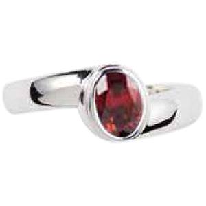 Garnet Serpentine Cremation Ring