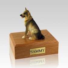 German Shepherd Sitting Dog Urns