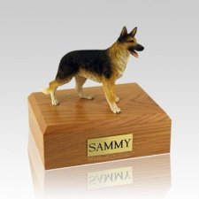 German Shepherd Standing Medium Dog Urn