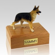 German Shepherd Standing X Large Dog Urn