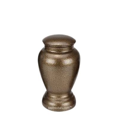 Gilded Medium Metal Pet Urn