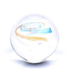 Gold & Aqua Galaxy Memory Glass Keepsakes