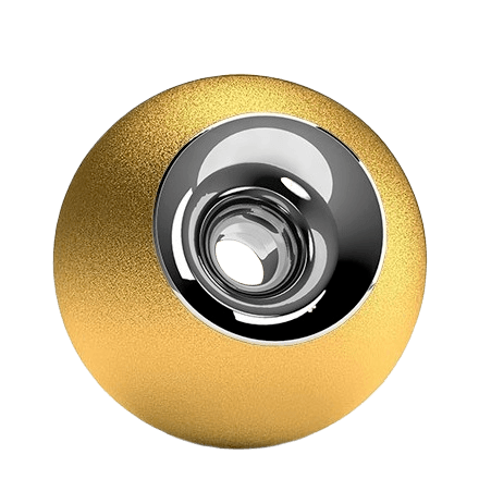 Gold & Chrome Orb Urns