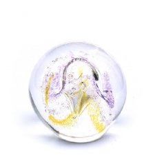 Gold & Purple Embrace Medium Memory Glass Keepsake