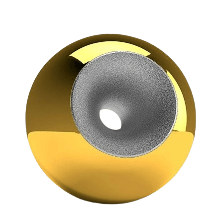 Gold Chrome Splice Orb Urns