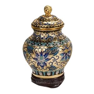 Gold Copper Keepsake Urn