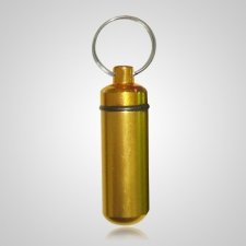 Gold Pet Keepsake Keychain