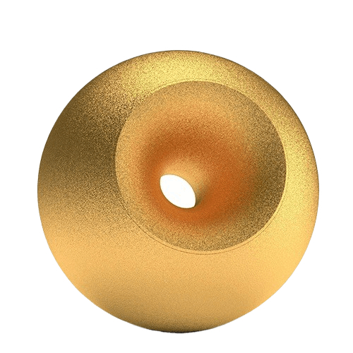Gold Sand Orb Cremation Urns