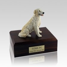 Golden Retriever Blond Medium Dog Urn