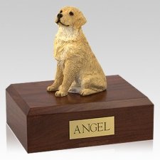 Golden Retriever Blond Sitting Dog Urns