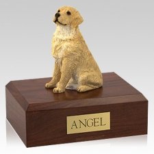 Golden Retriever Blonde Sitting X Large Dog Urn
