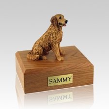 Golden Retriever Golden Medium Dog Urn