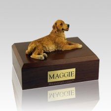 Golden Retriever Laying Dog Urns