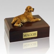 Golden Retriever Lounging Dog Urns