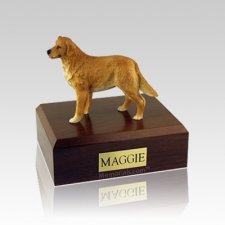 Golden Retriever Standing Small Dog Urn