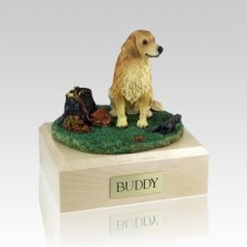 Golden Retriever With Stump Dog Urns