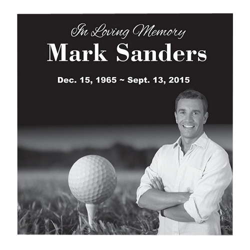 Golf Granite Memorial Stone