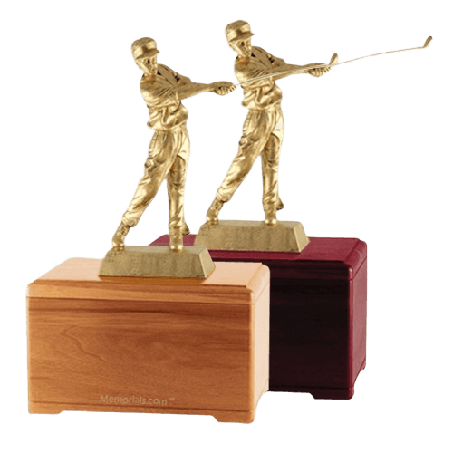 Golfing Fan Cremation Urns