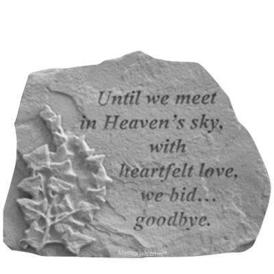 Goodbye Ivy Memorial Stone