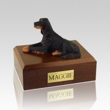 Gordon Setter Large Dog Urn